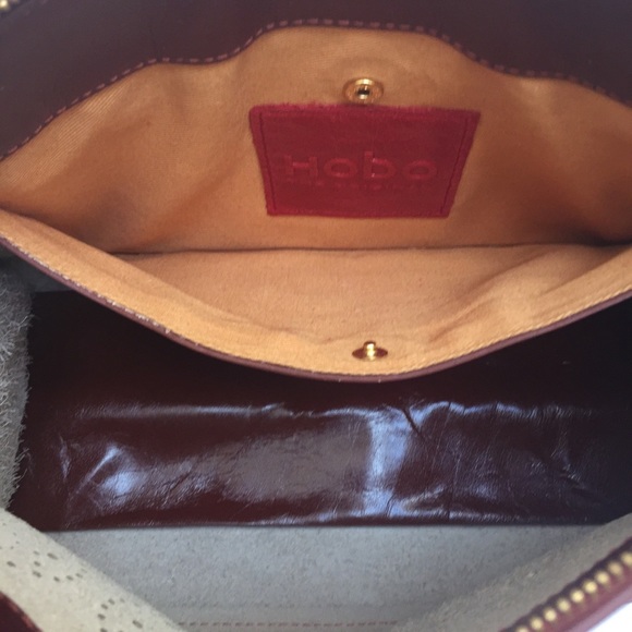 Hobo PALOMA leather baguette shoulder bag BROWN - Picture 7 of 7